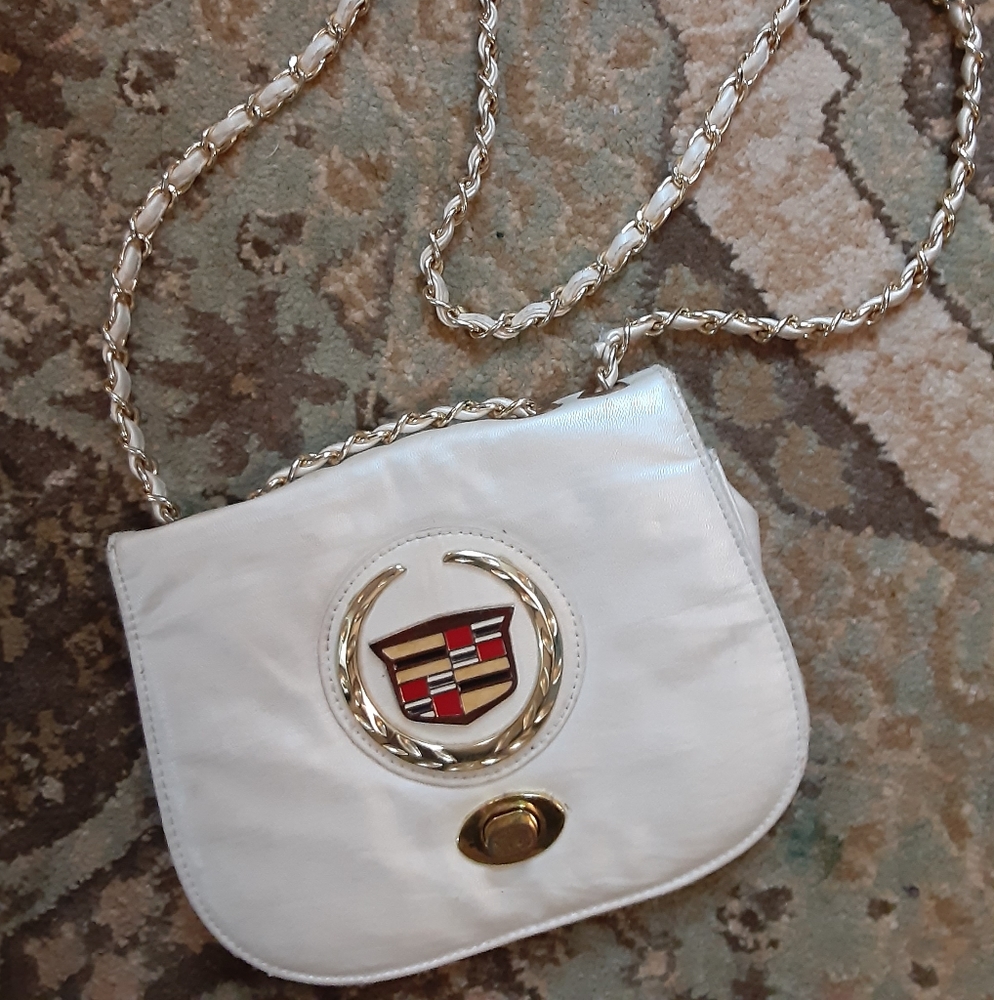 White Cadillac purse